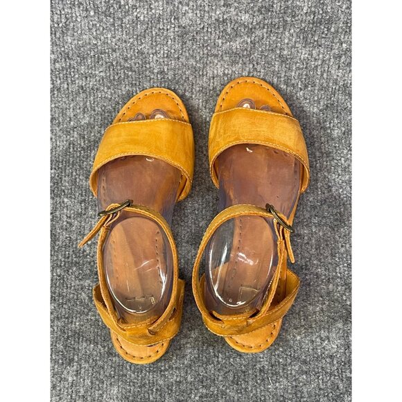 FRYE womens sandels size 8.5M Brown Nutral color Comfy Pre0owned - Picture 14 of 16